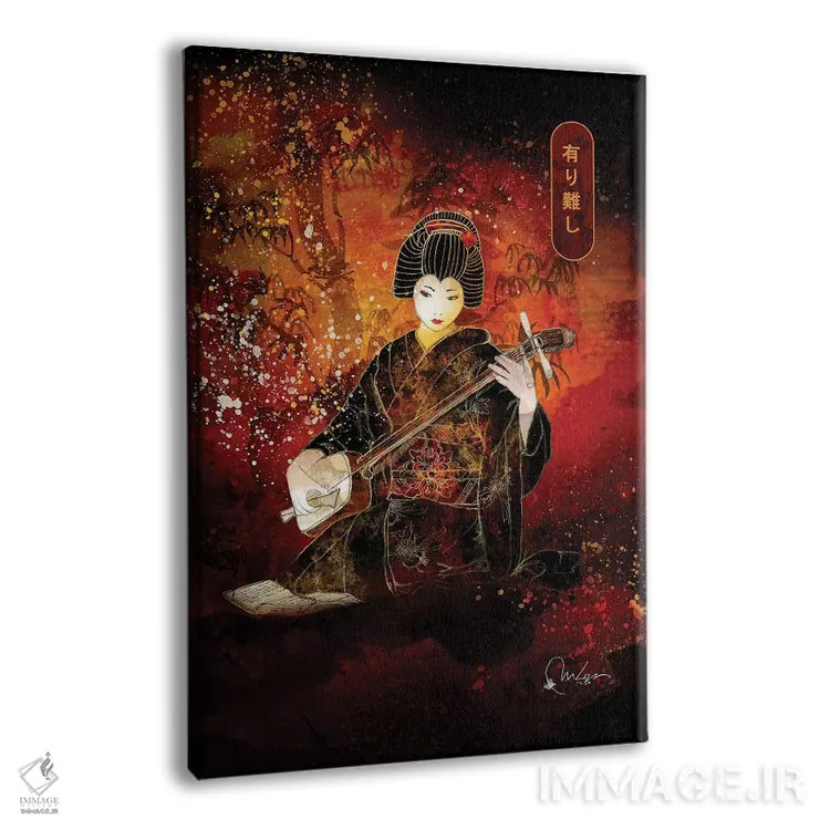 تابلو دکوراتیو آریگاتو اثر مارین لوپ - نمای پرسپکتیو محصول