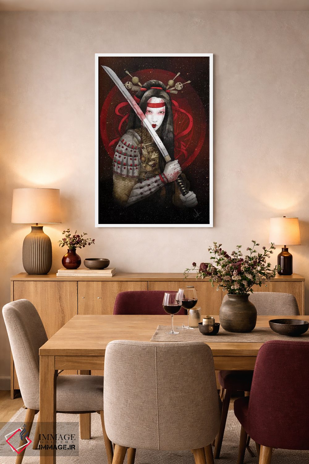 تابلو دکوراتیو قلب اژدها اثر مارین لوپ - D4W