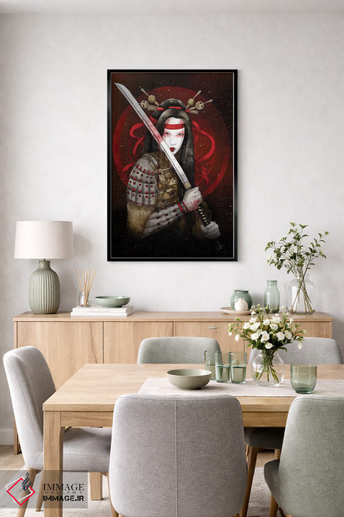 تابلو دکوراتیو قلب اژدها اثر مارین لوپ - D5B