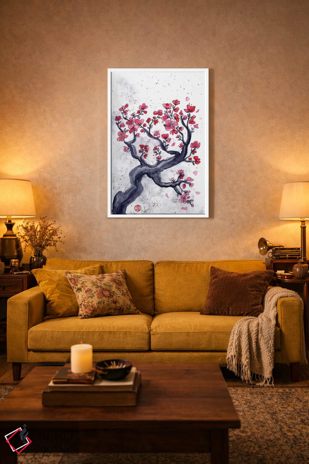 تابلو دکوراتیو آلو ژاپنی اثر مارین لوپ - D2W