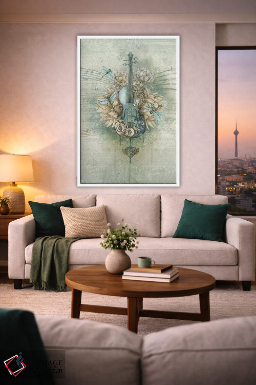 تابلو دکوراتیو صدای آنالوگ اثر مارین لوپ - D1W