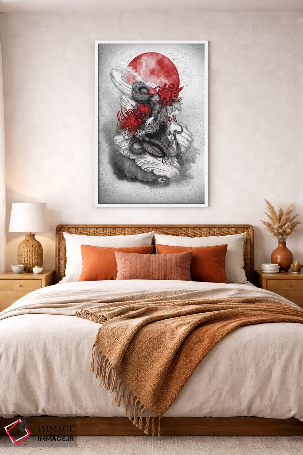 تابلو دکوراتیو اژدها اثر مارین لوپ - D4W