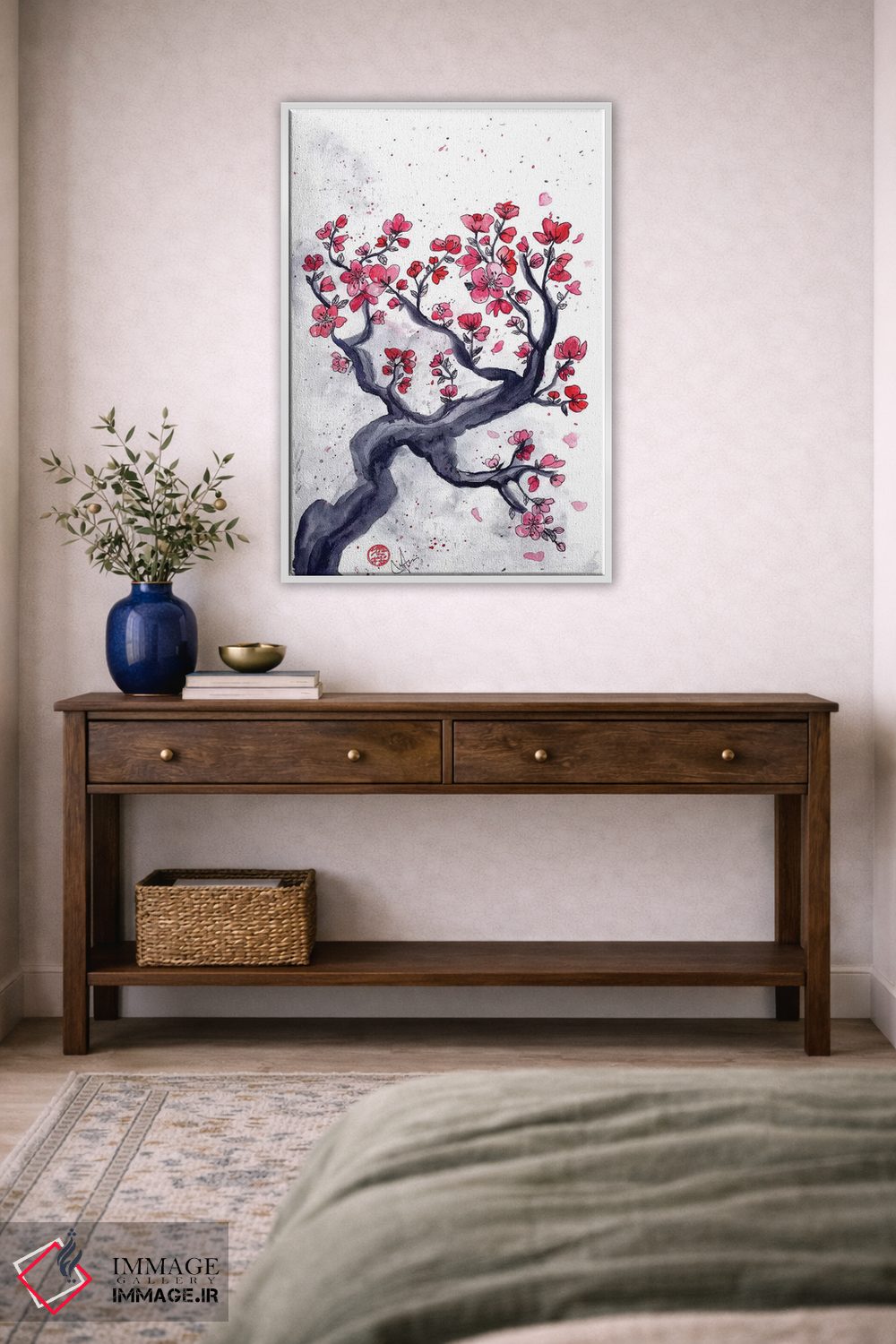 تابلو دکوراتیو آلو ژاپنی اثر مارین لوپ - D3W