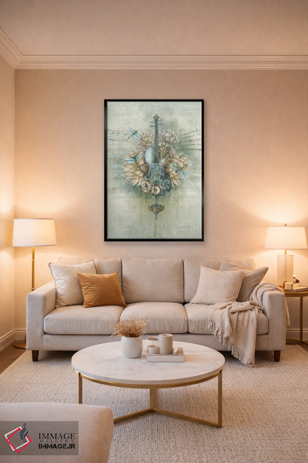 تابلو دکوراتیو صدای آنالوگ اثر مارین لوپ - D4B