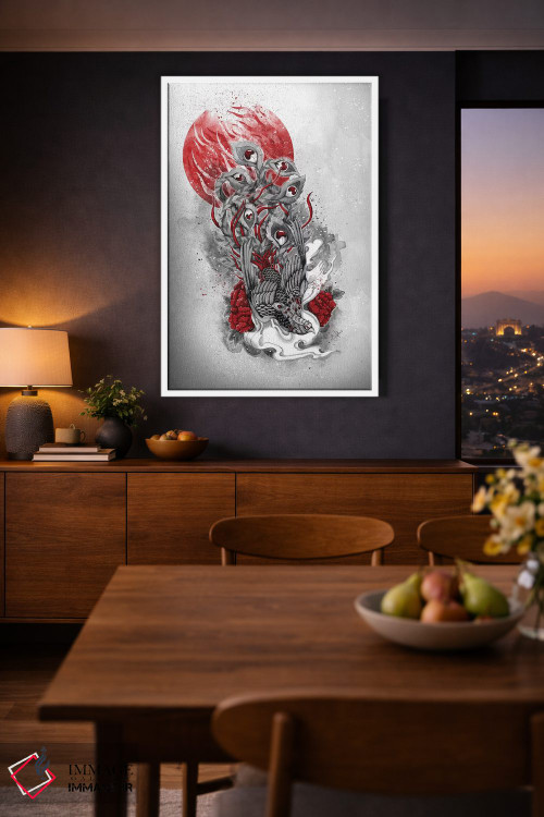 تابلو دکوراتیو پرنده جاودان اثر مارین لوپ - D3W