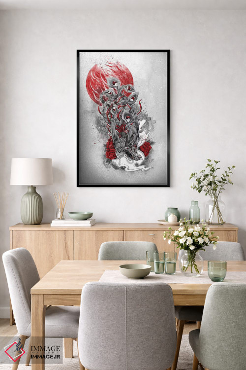 تابلو دکوراتیو پرنده جاودان اثر مارین لوپ - D6B