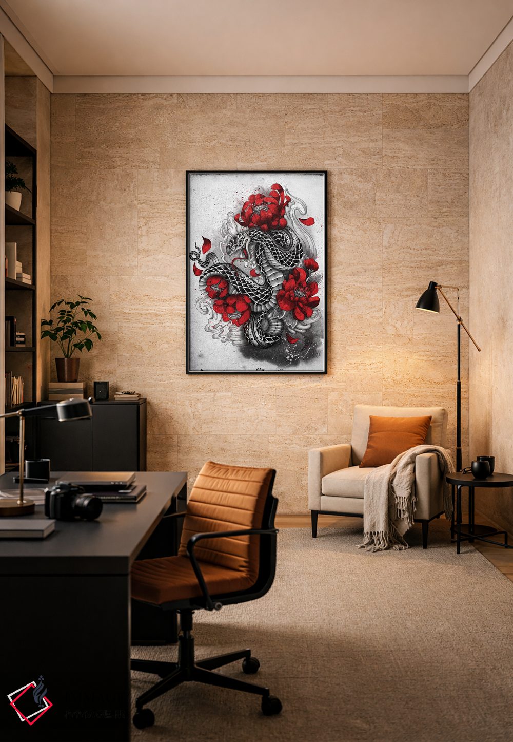 تابلو دکوراتیو هبی اثر مارین لوپ - D6B