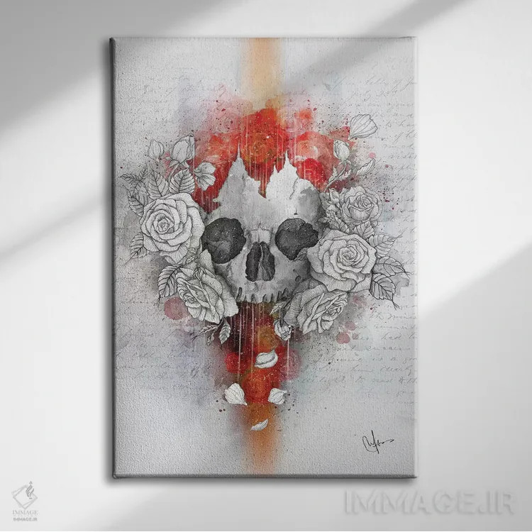 تابلو دکوراتیو بگذار زندگی نو آغاز شود اثر مارین لوپ - نمای روبهرو روی دیوار