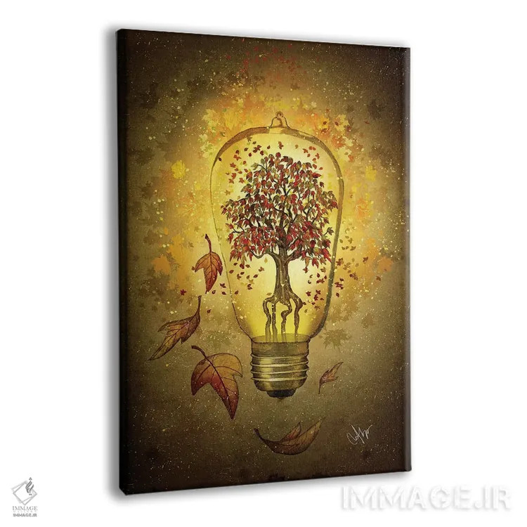 تابلو دکوراتیو نور پاییز اثر مارین لوپ - نمای پرسپکتیو محصول