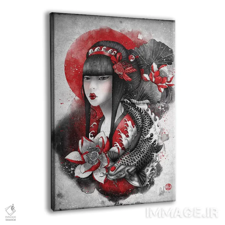 تابلو دکوراتیو میزو اثر مارین لوپ - نمای پرسپکتیو محصول