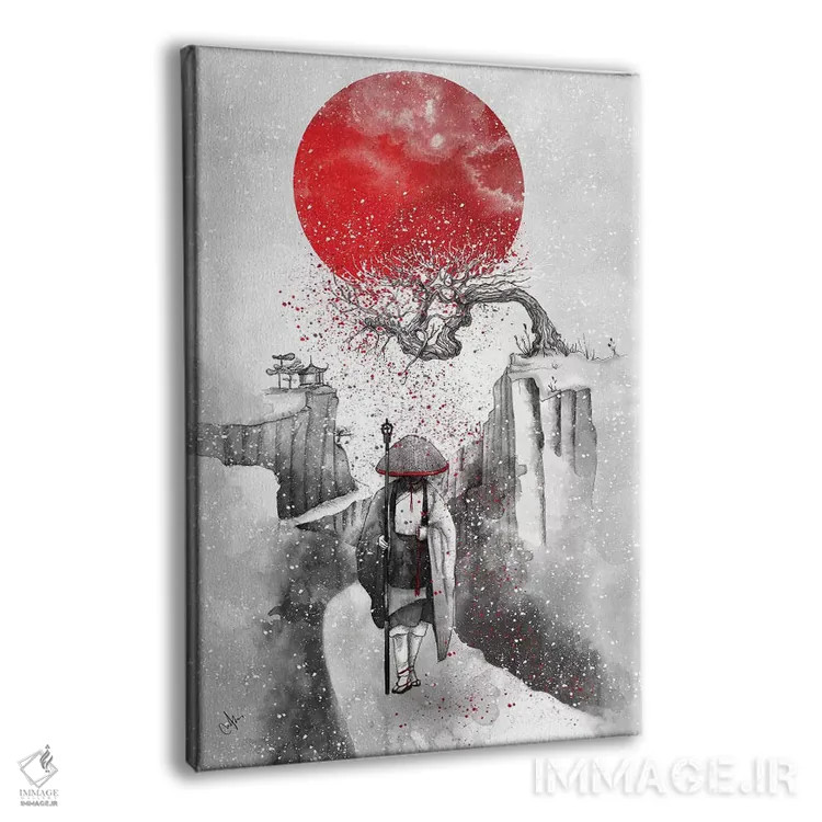 تابلو دکوراتیو سفر اثر مارین لوپ - نمای پرسپکتیو محصول