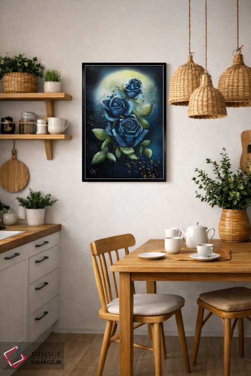 تابلو دکوراتیو رزهای شبانه اثر مارین لوپ - D6B