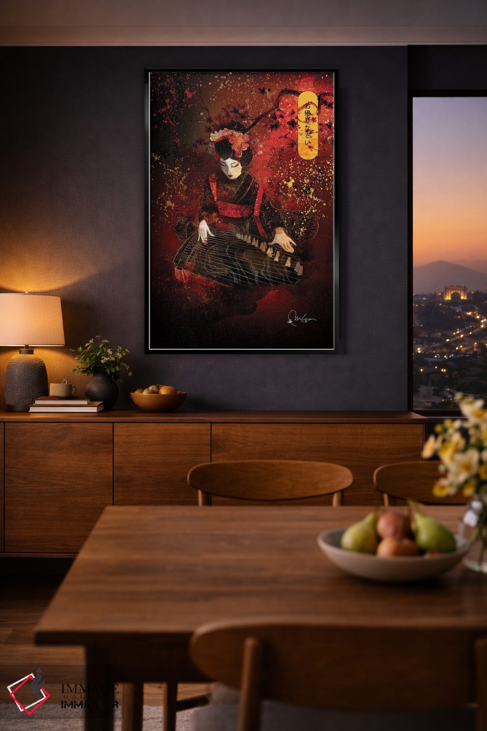 تابلو دکوراتیو اوکایری اثر مارین لوپ - D1B