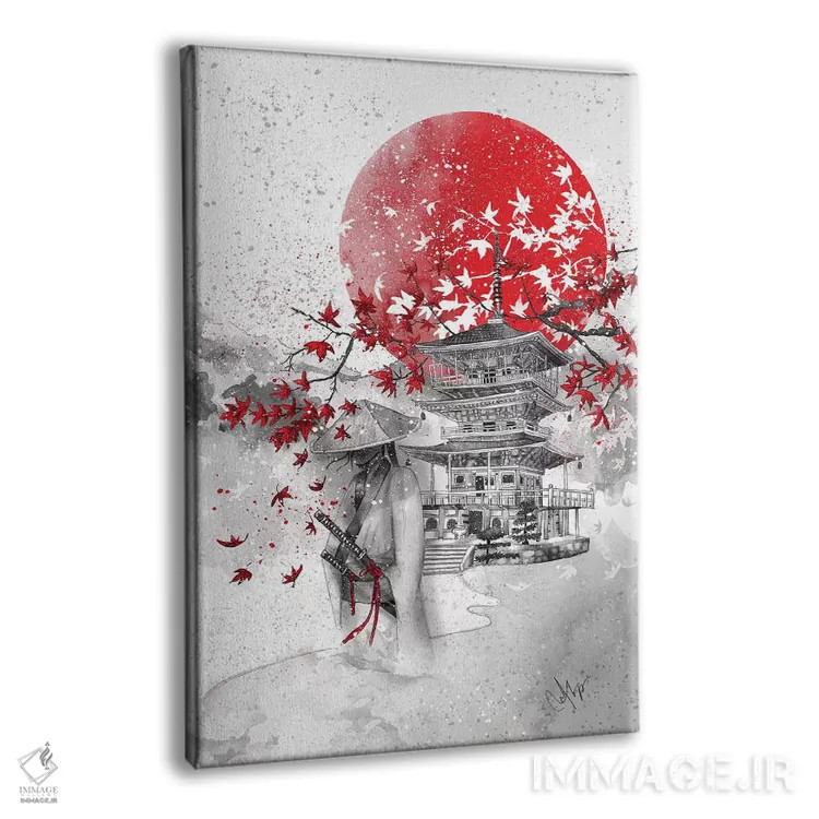 تابلو دکوراتیو راه جنگجو اثر مارین لوپ - نمای پرسپکتیو محصول