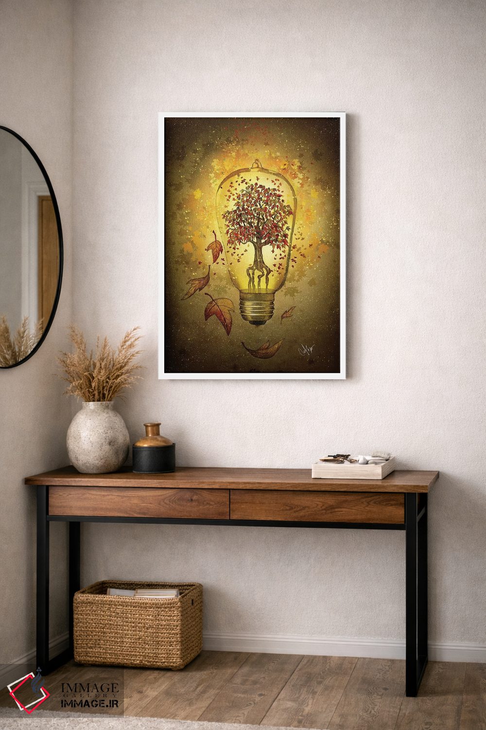 تابلو دکوراتیو نور پاییز اثر مارین لوپ - D3W