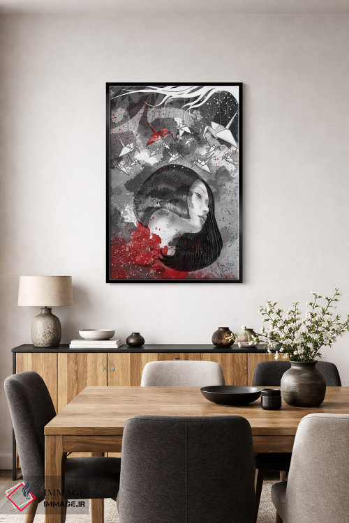 تابلو دکوراتیو روح های کاغذی اثر مارین لوپ - D4B