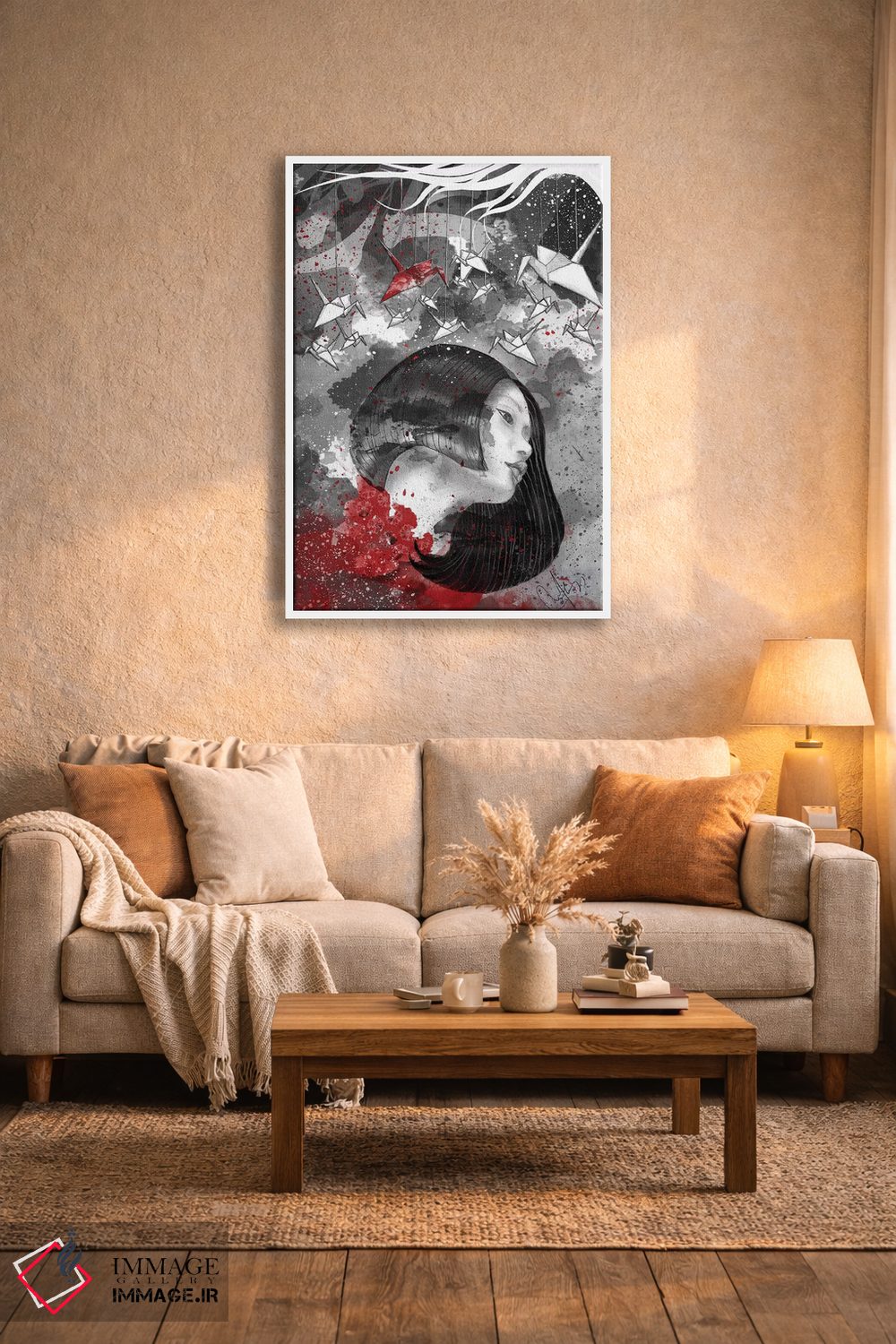 تابلو دکوراتیو روح های کاغذی اثر مارین لوپ - D3W