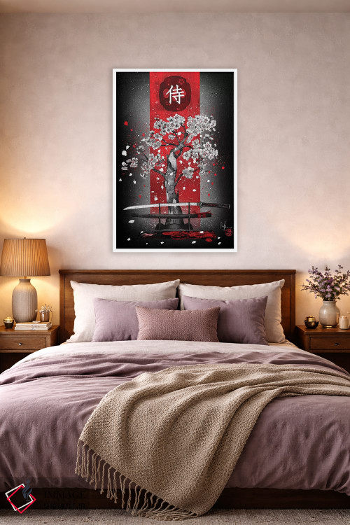 تابلو دکوراتیو سامورایی اثر مارین لوپ - D3W