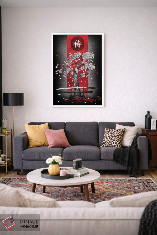 تابلو دکوراتیو سامورایی اثر مارین لوپ - D2W