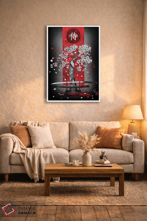 تابلو دکوراتیو سامورایی اثر مارین لوپ - D4W