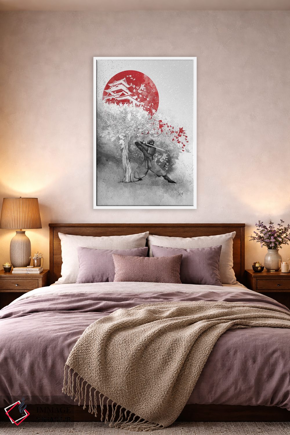 تابلو دکوراتیو جنگجو و باد اثر مارین لوپ - D3W