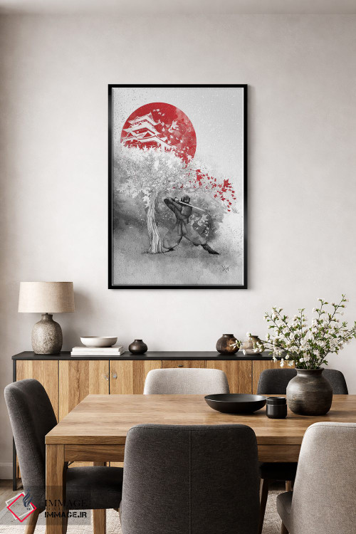 تابلو دکوراتیو جنگجو و باد اثر مارین لوپ - D5B