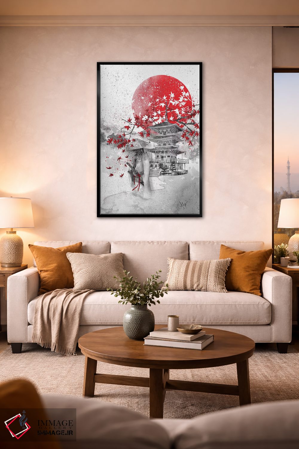 تابلو دکوراتیو راه جنگجو اثر مارین لوپ - D1B