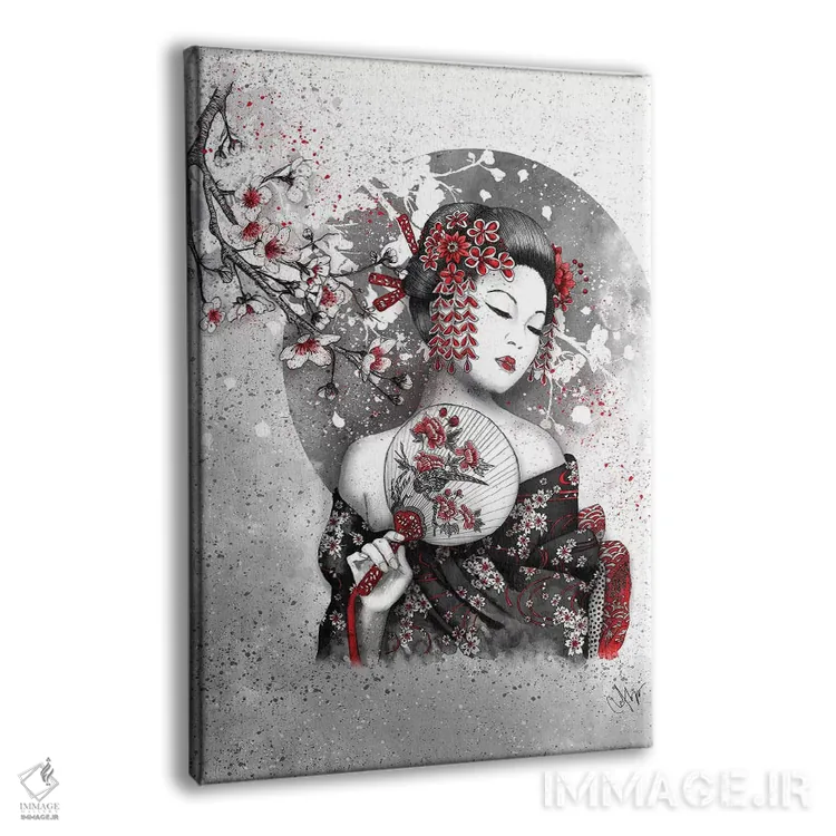 تابلو دکوراتیو زیر گل ها اثر مارین لوپ - نمای پرسپکتیو محصول