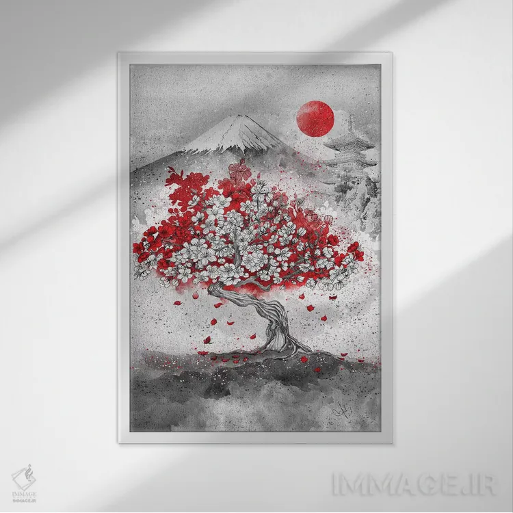 تابلو دکوراتیو همه آن ها بی نقص اند اثر مارین لوپ - نمای قابدار سفید