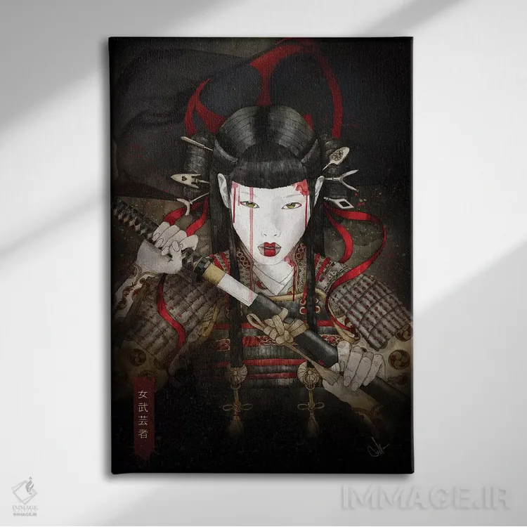 تابلو دکوراتیو یانونه اثر مارین لوپ - نمای روبهرو روی دیوار