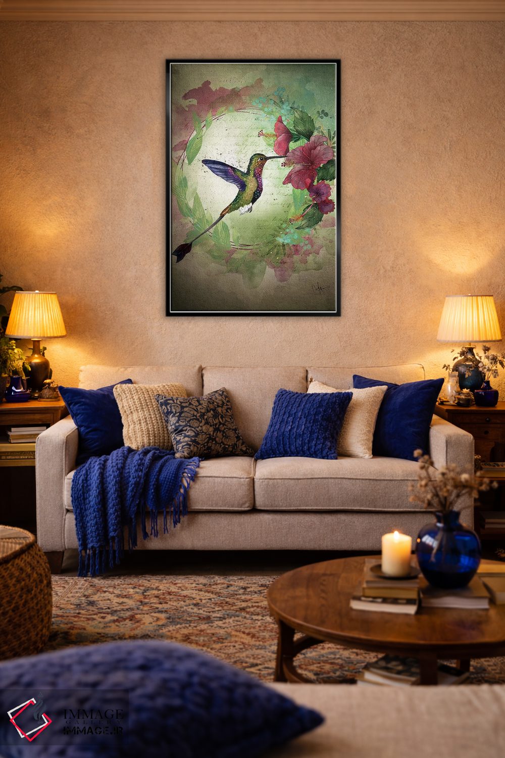 تابلو دکوراتیو اتفاق خوش آنی اثر مارین لوپ - D5B