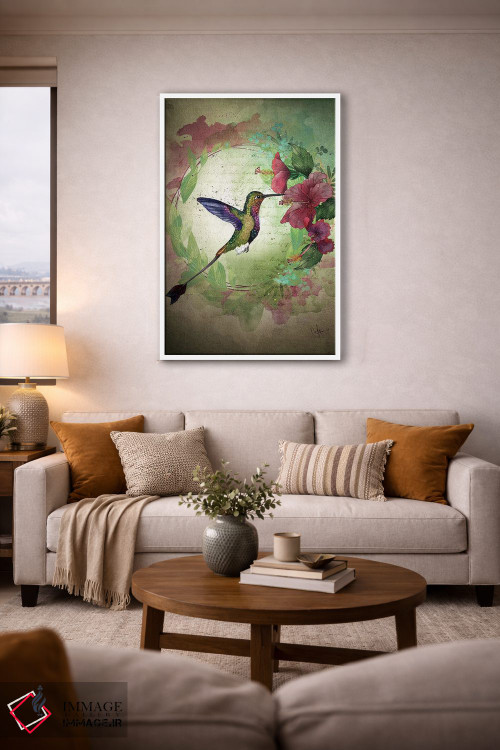 تابلو دکوراتیو اتفاق خوش آنی اثر مارین لوپ - D3W