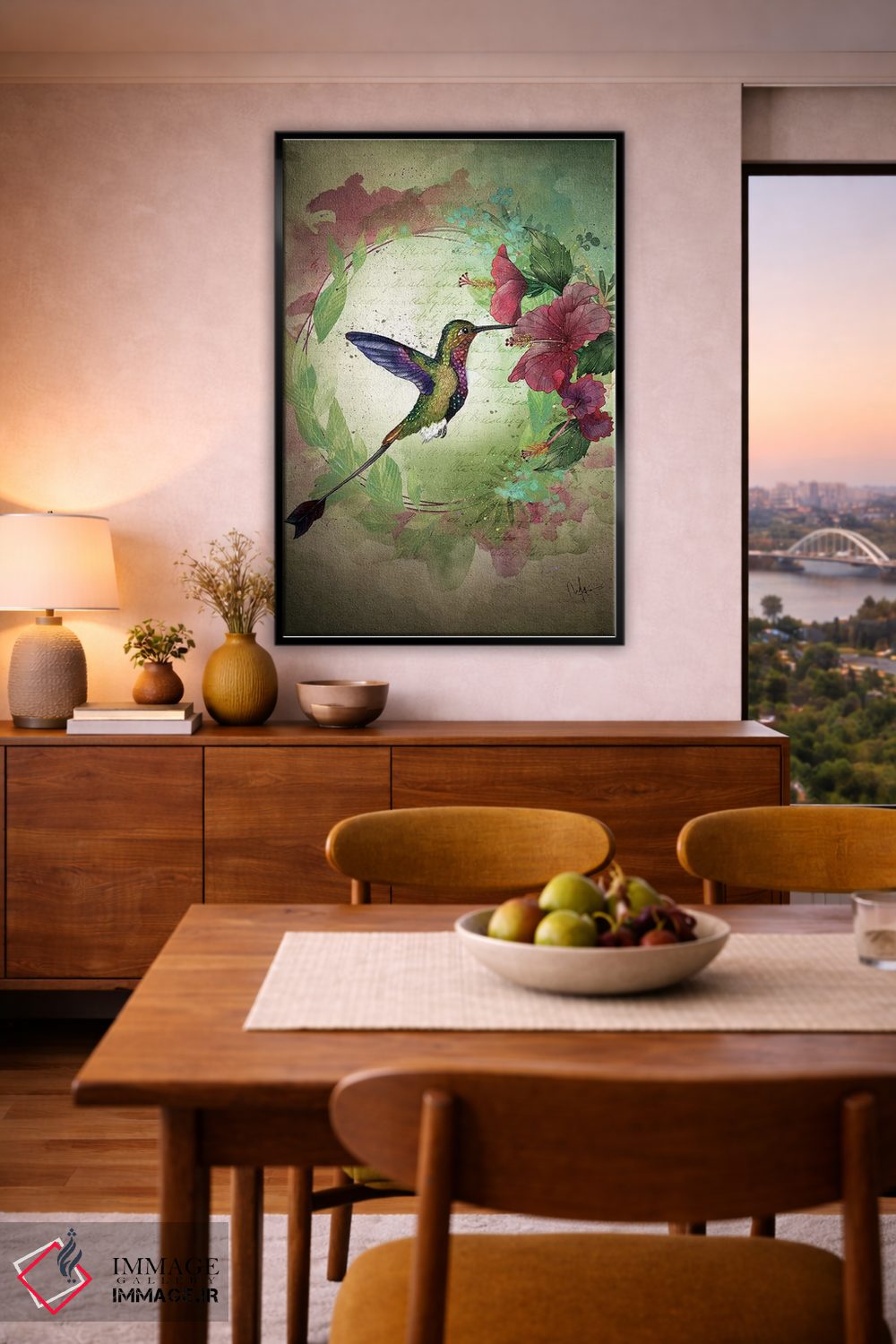 تابلو دکوراتیو اتفاق خوش آنی اثر مارین لوپ - D6B