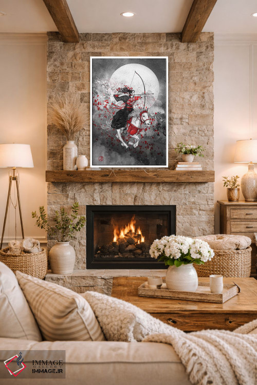 تابلو دکوراتیو یابوسامه اثر مارین لوپ - D1W