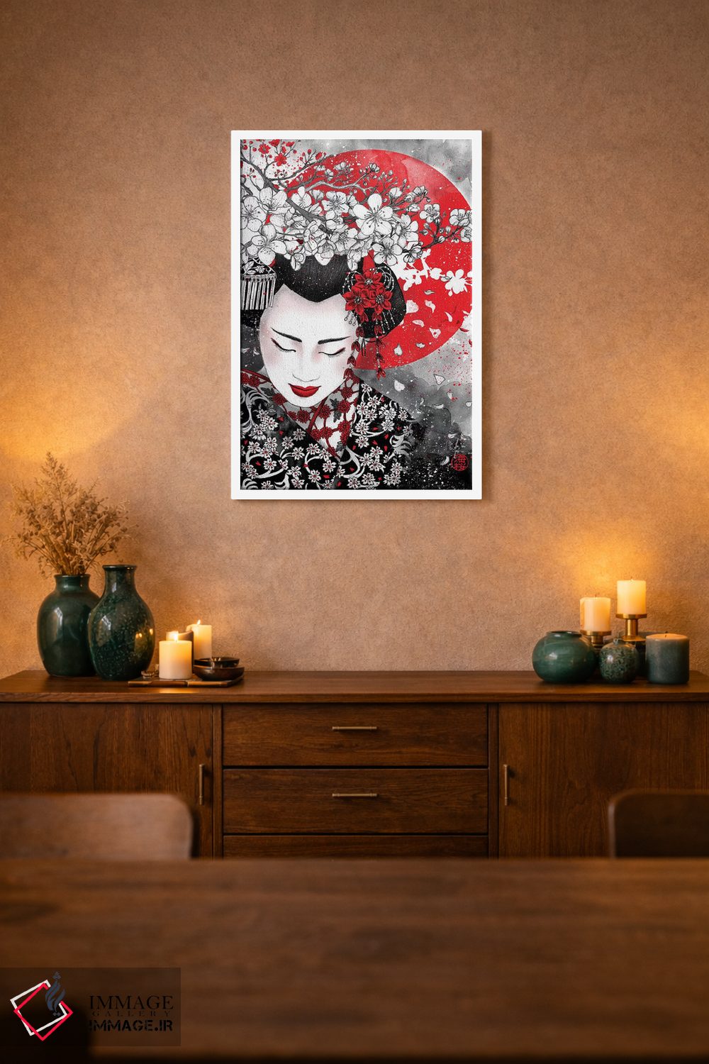 تابلو دکوراتیو سکوت طلاست اثر مارین لوپ - D1W