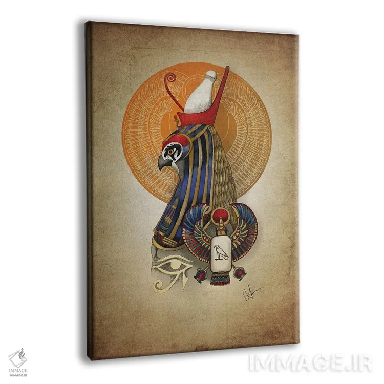 تابلو دکوراتیو هوروس اثر مارین لوپ - نمای پرسپکتیو محصول