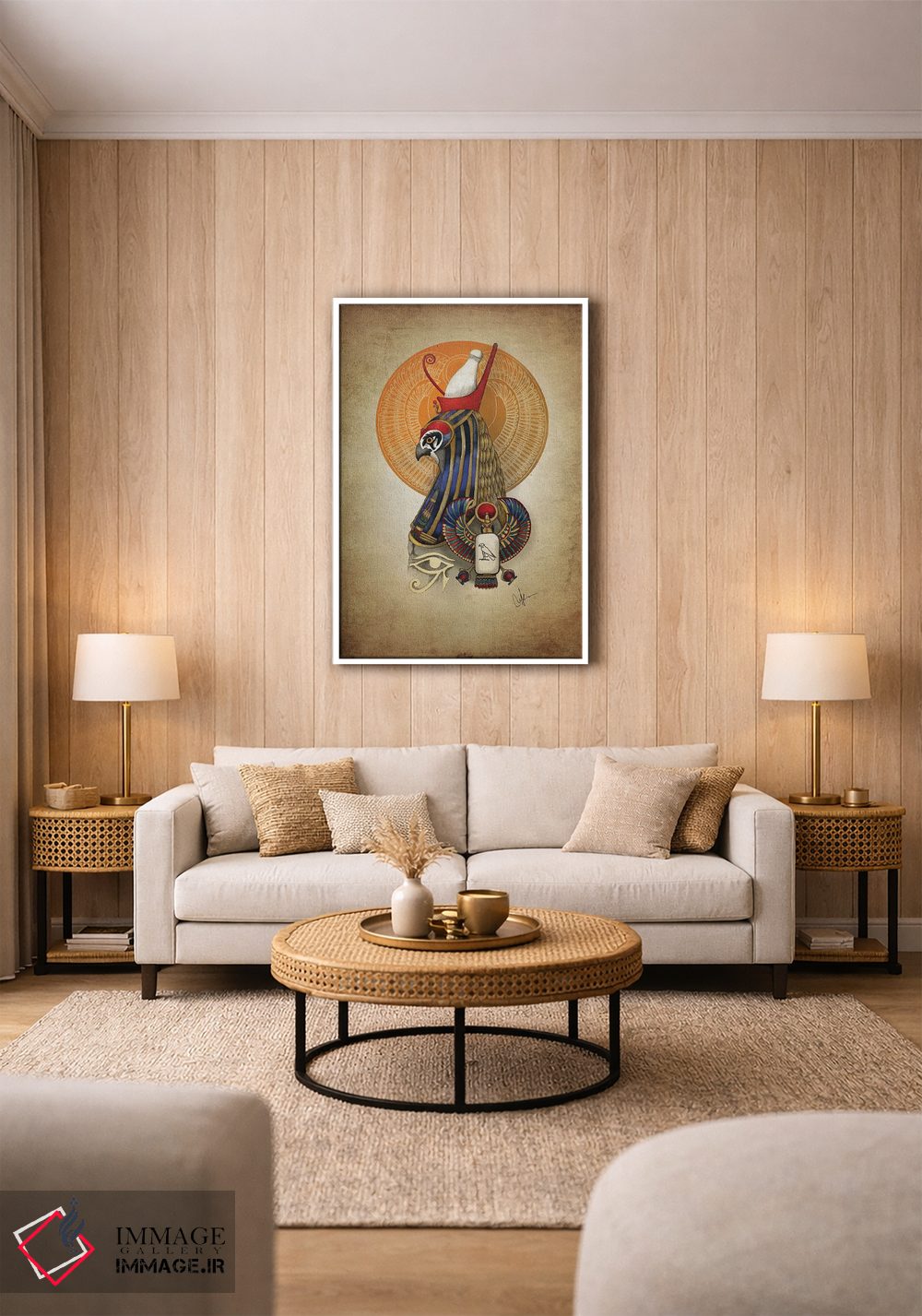 تابلو دکوراتیو هوروس اثر مارین لوپ - D1W