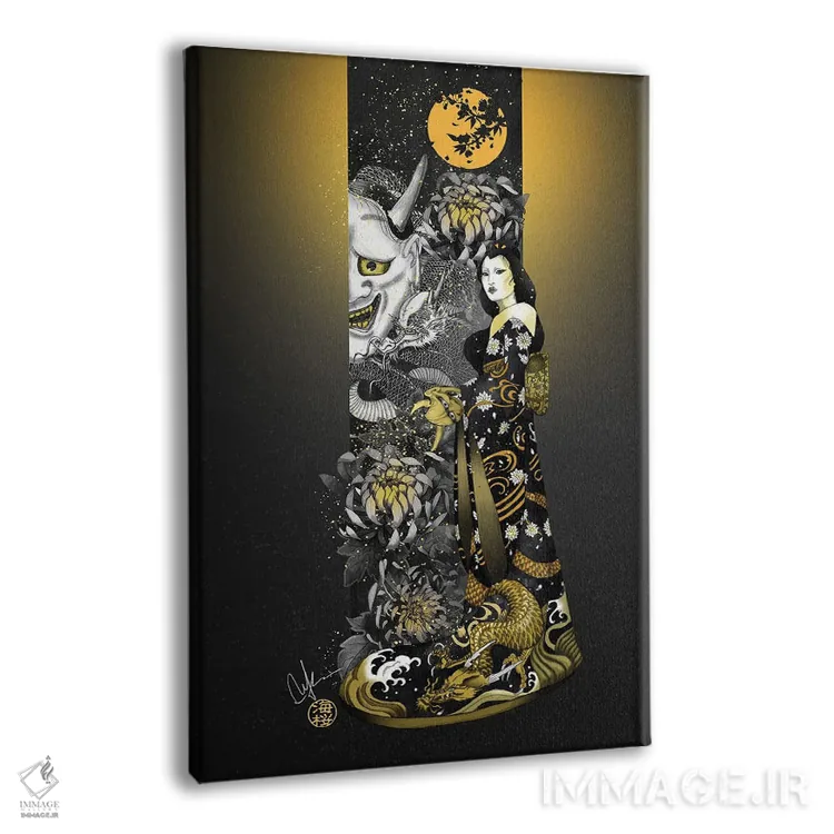 تابلو دکوراتیو مصمم و بی باک اثر مارین لوپ - نمای پرسپکتیو محصول