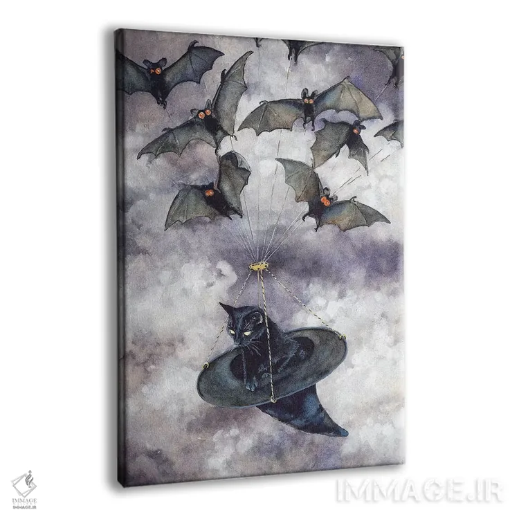 تابلو دکوراتیو بت موبیل اثر مگی واندواله - نمای پرسپکتیو محصول