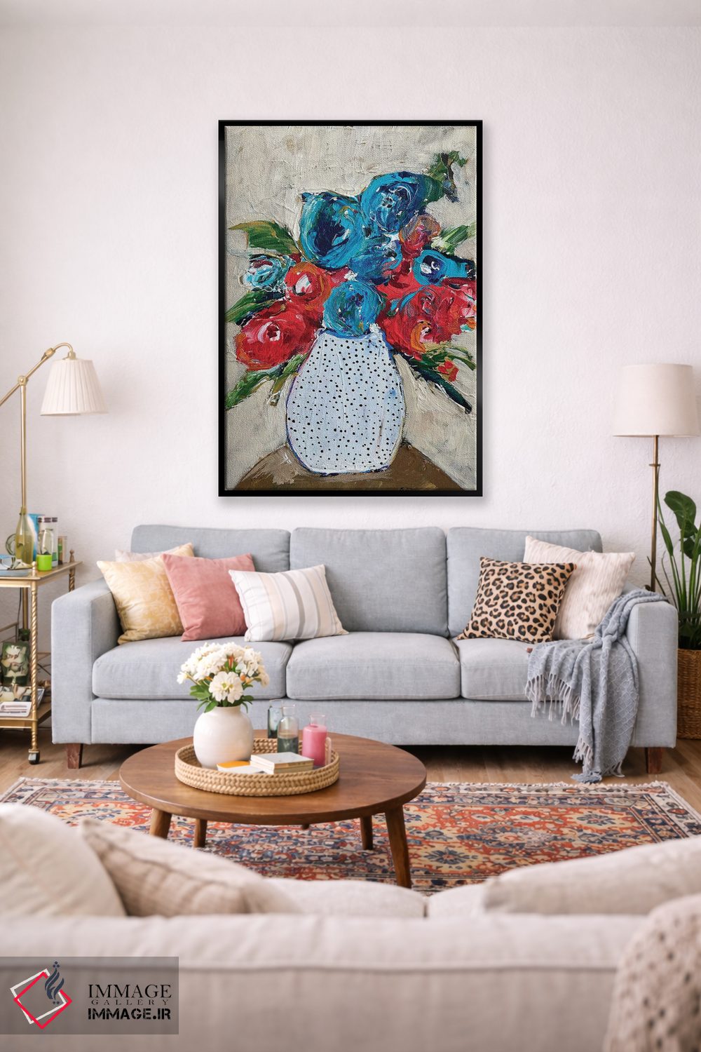 تابلو دکوراتیو شکوفه های ماه ژوئیه اثر ملانی سان شاین آندروود - D1B