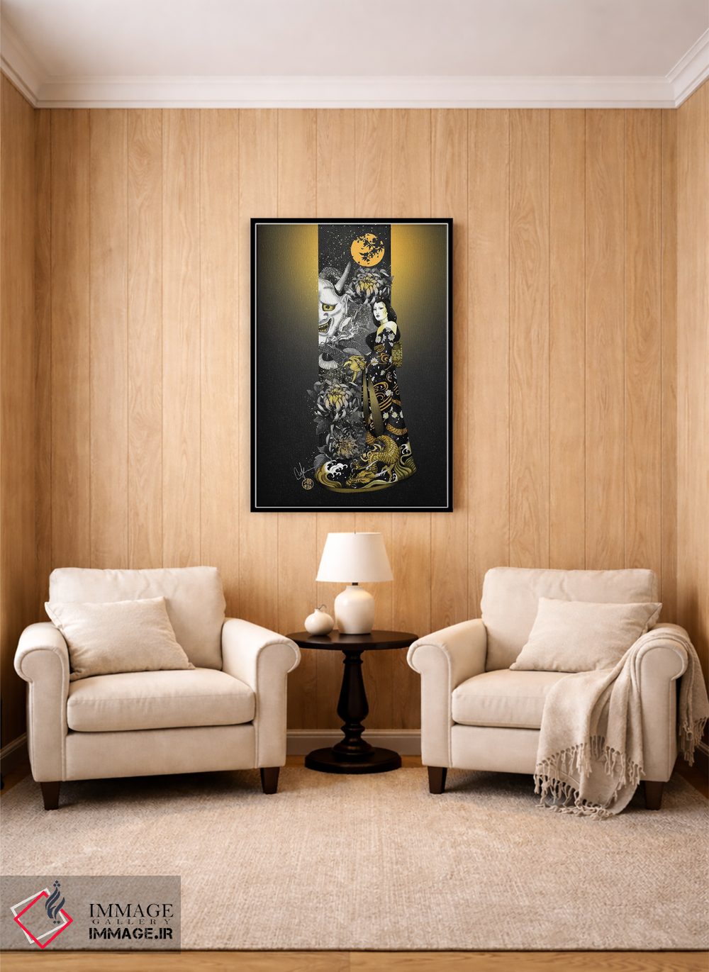 تابلو دکوراتیو مصمم و بی باک اثر مارین لوپ - D3B