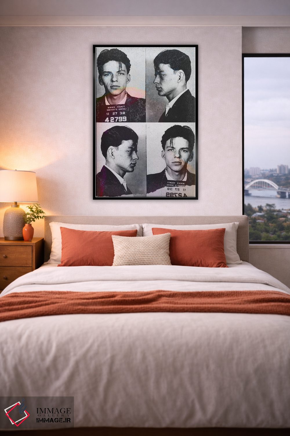 تابلو دکوراتیو فرانک سیناترا اثر فایو بای فایو کالکتیو - D4B