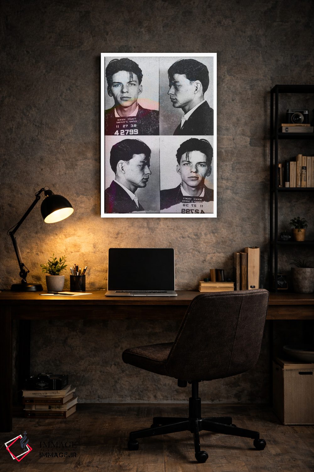 تابلو دکوراتیو فرانک سیناترا اثر فایو بای فایو کالکتیو - D5W