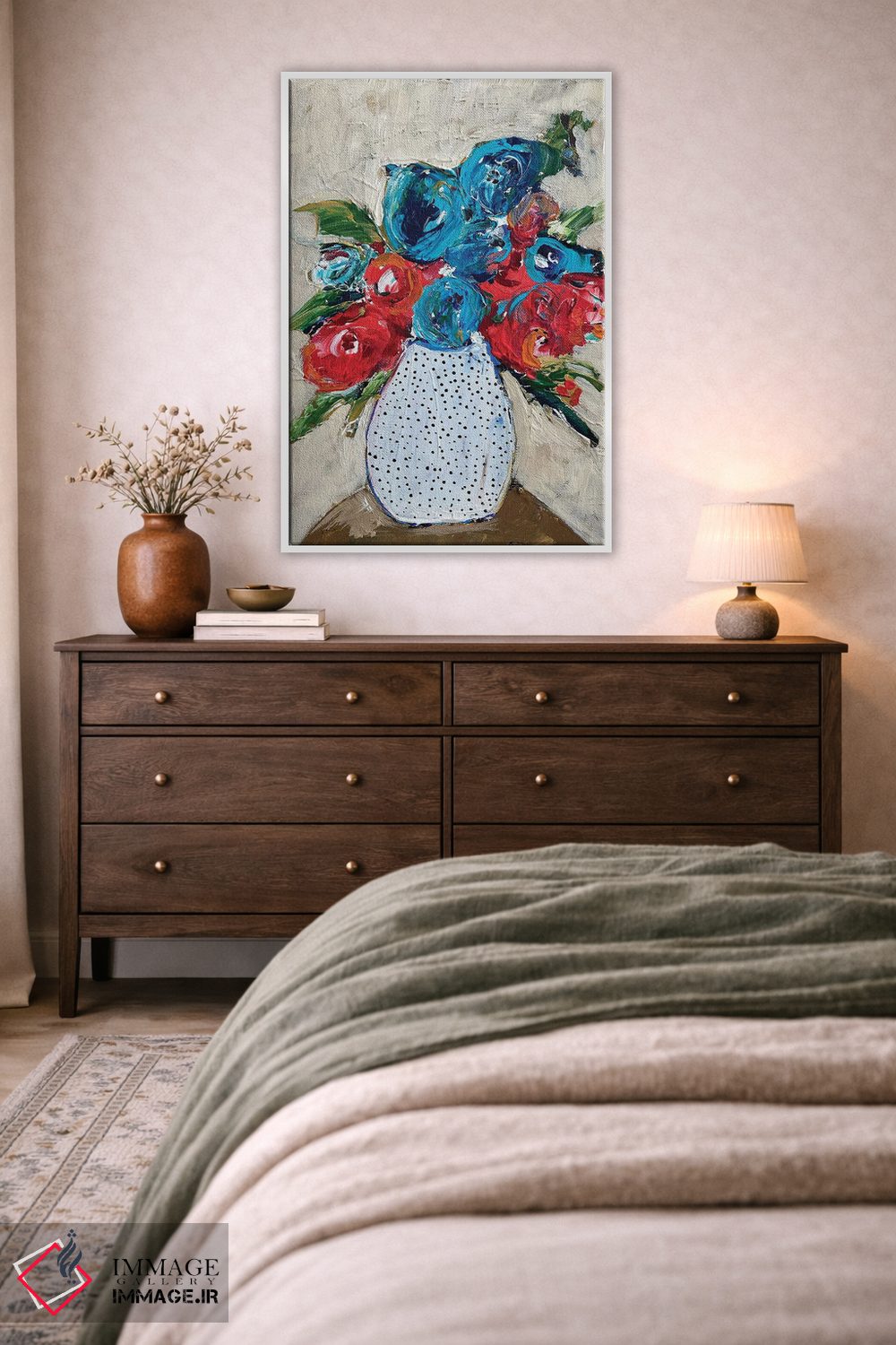 تابلو دکوراتیو شکوفه های ماه ژوئیه اثر ملانی سان شاین آندروود - D3W