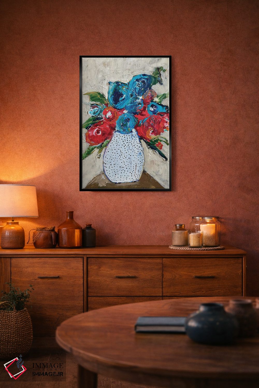 تابلو دکوراتیو شکوفه های ماه ژوئیه اثر ملانی سان شاین آندروود - D5B