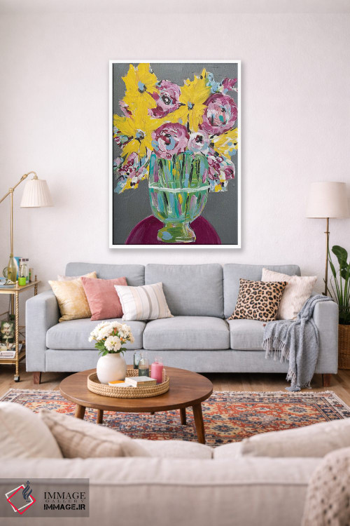 تابلو دکوراتیو روی خوش خورشید اثر ملانی سان شاین آندروود - D1W