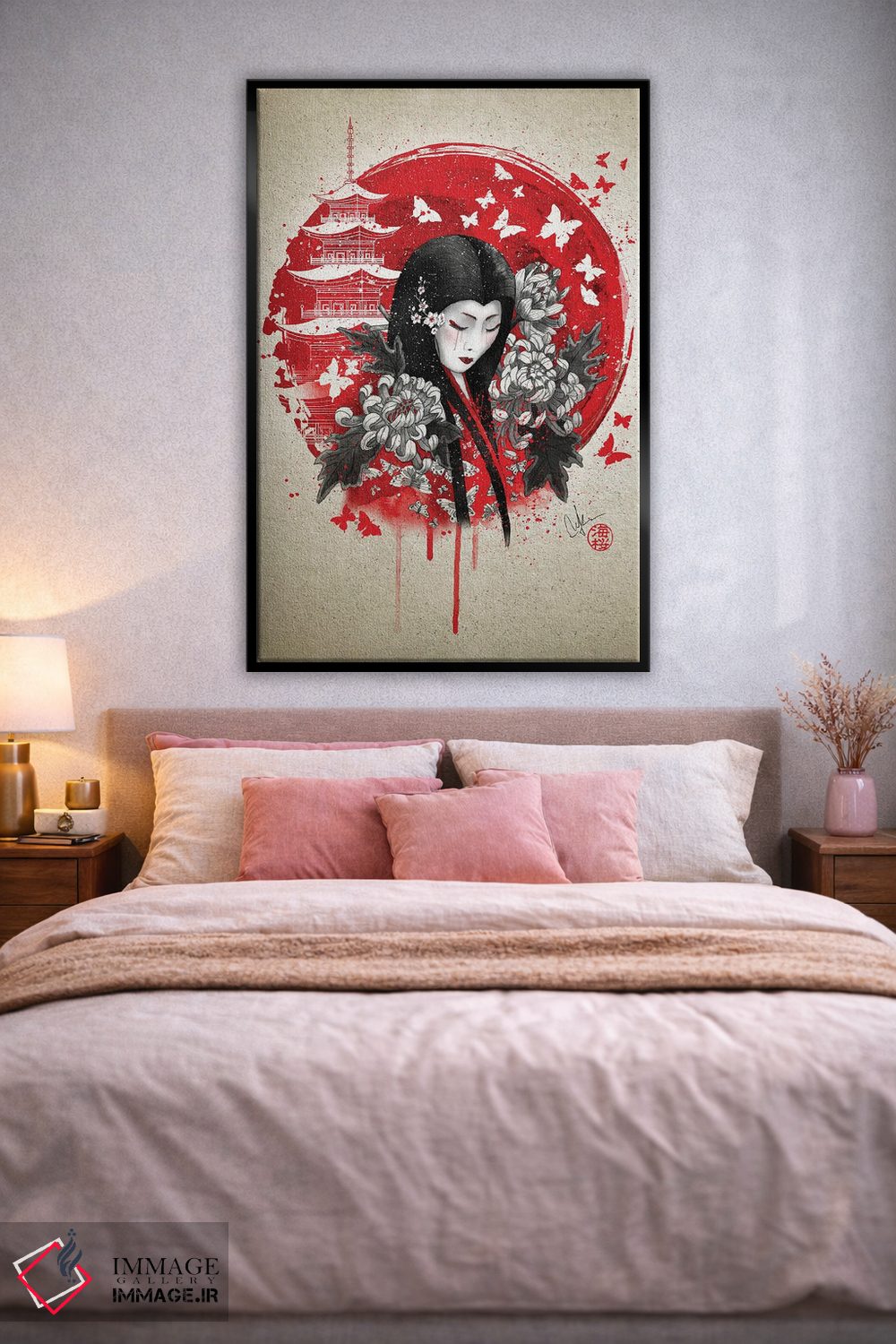 تابلو دکوراتیو زیبایی شاهانه اثر مارین لوپ - D1B