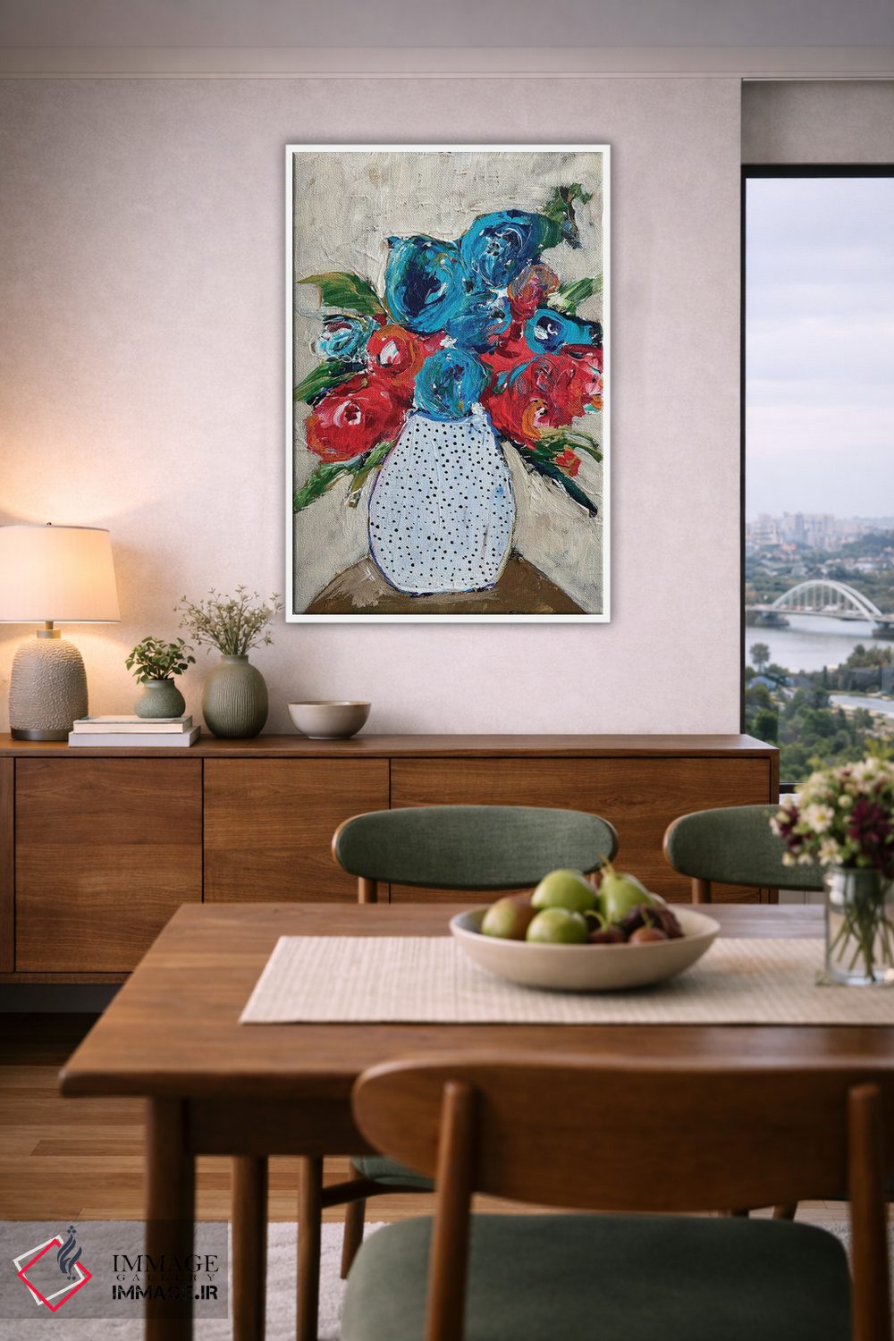 تابلو دکوراتیو شکوفه های ماه ژوئیه اثر ملانی سان شاین آندروود - D6W