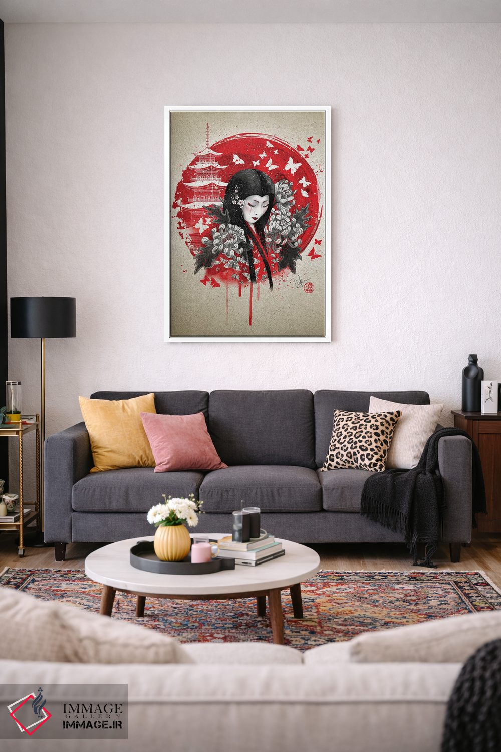 تابلو دکوراتیو زیبایی شاهانه اثر مارین لوپ - D2W