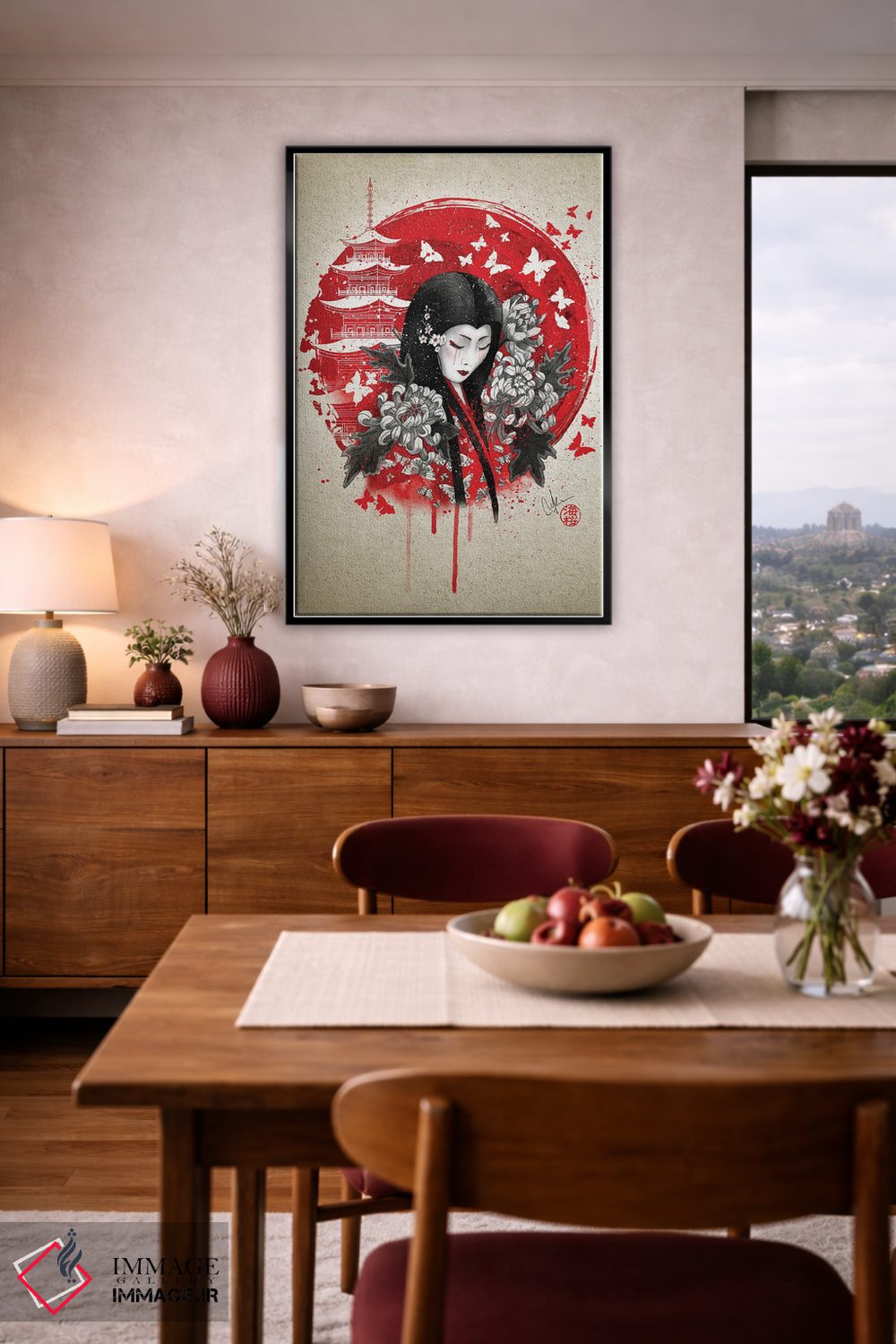 تابلو دکوراتیو زیبایی شاهانه اثر مارین لوپ - D4B